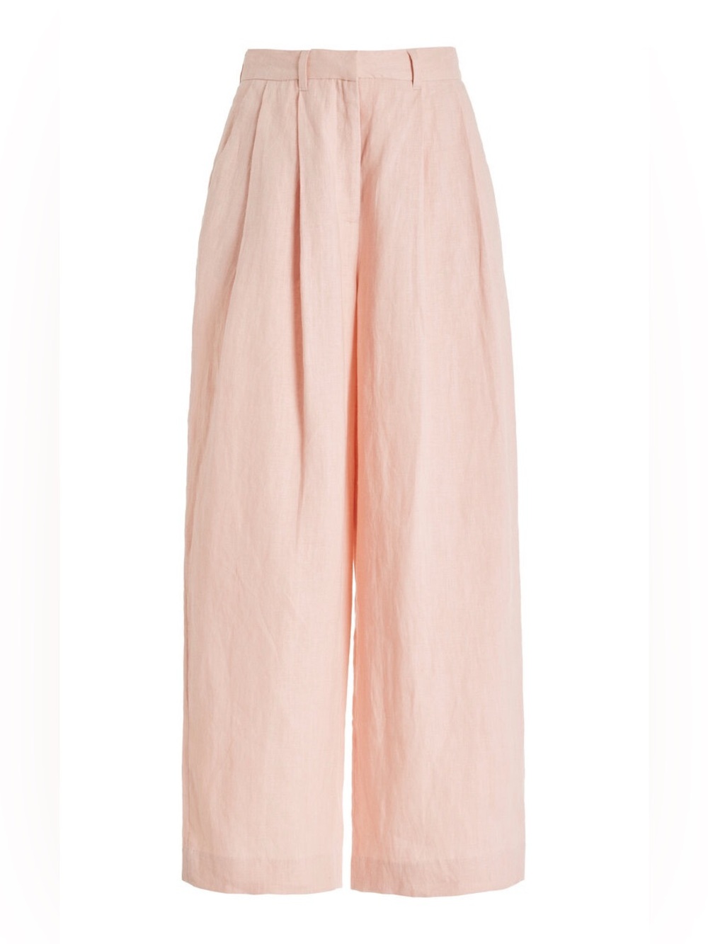 Posse Exclusive Wyatt Pleated Linen Wide-Leg Pants - Picture 6 of 10